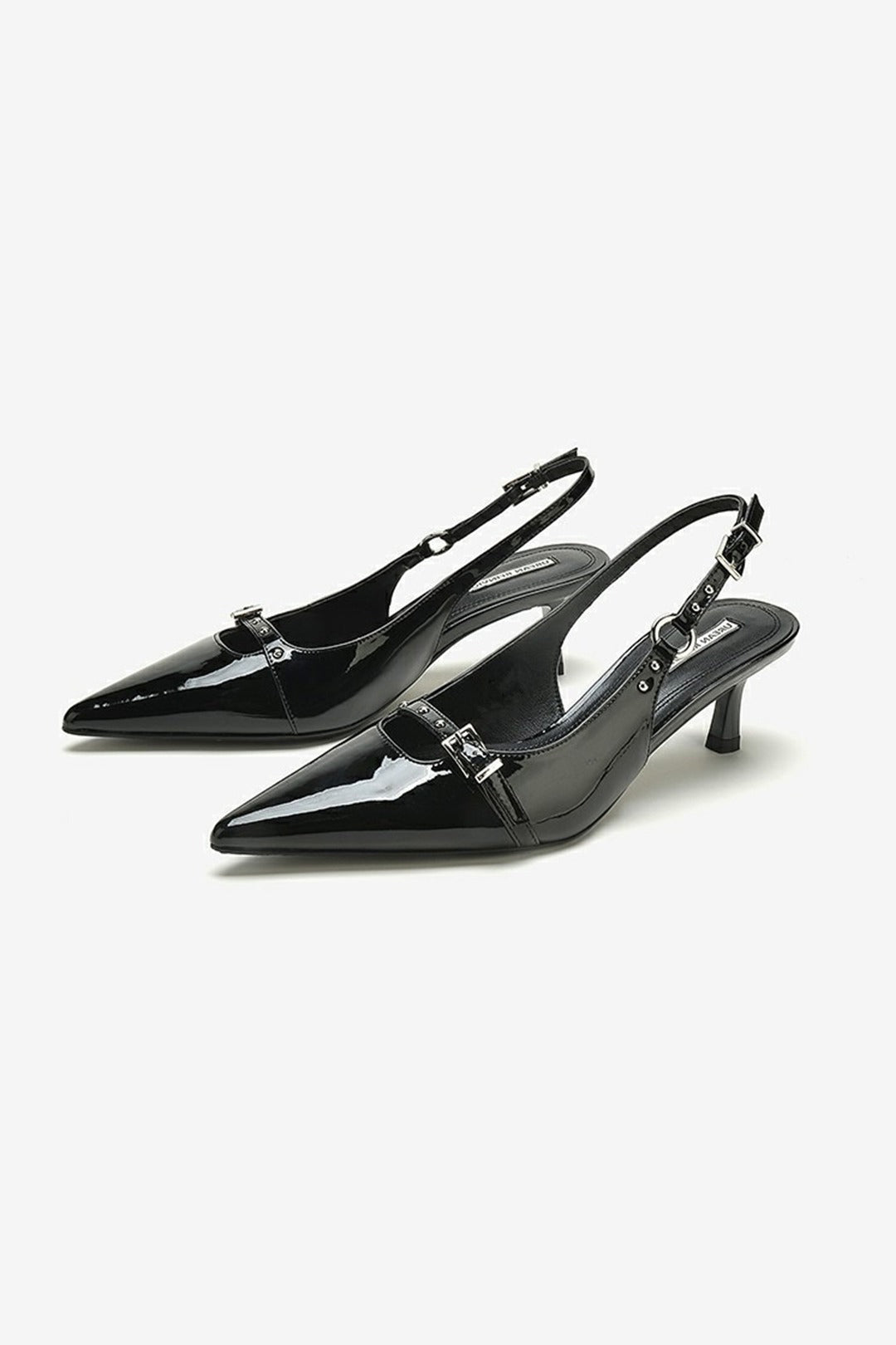 Chic Y2K Pointed-Toe Heeled Shoes for Coquette and Grunge Aesthetic Outfits