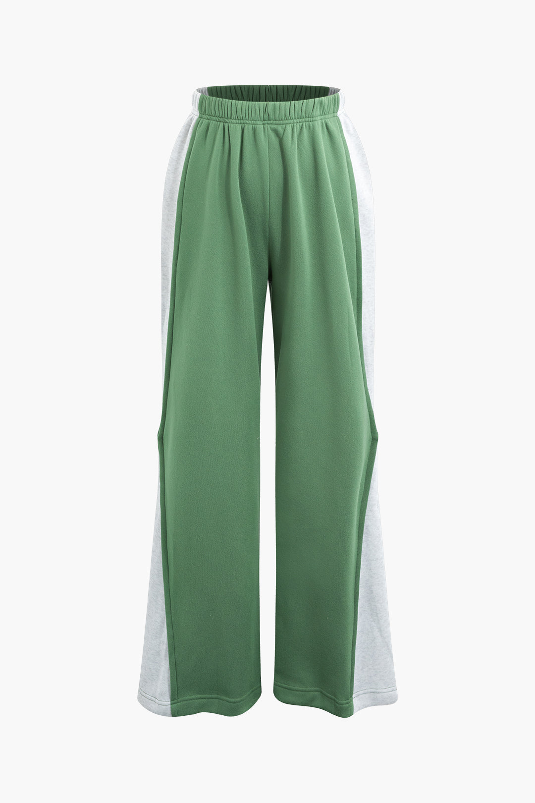 Colorblock High Waist Wide Leg Pants - Trendy Y2K Aesthetic for Stylish Outfits