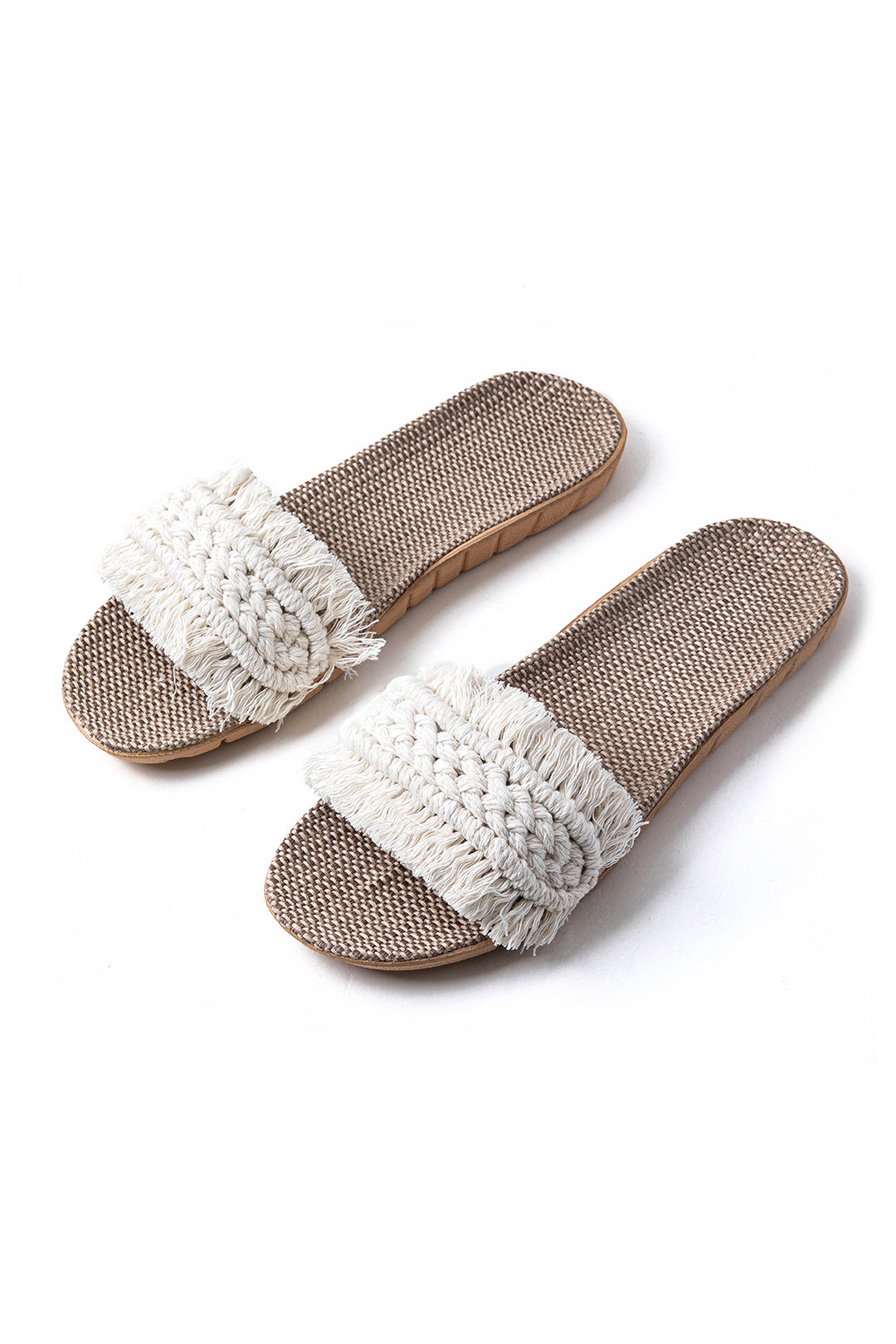 Coquette Aesthetic Braided Slippers for Y2K Fashion and Comfy Everyday Style