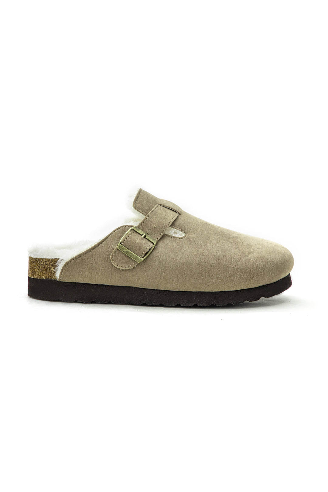 Coquette Aesthetic Faux Fur Suede Buckle Slippers for Y2K Fashion Lovers