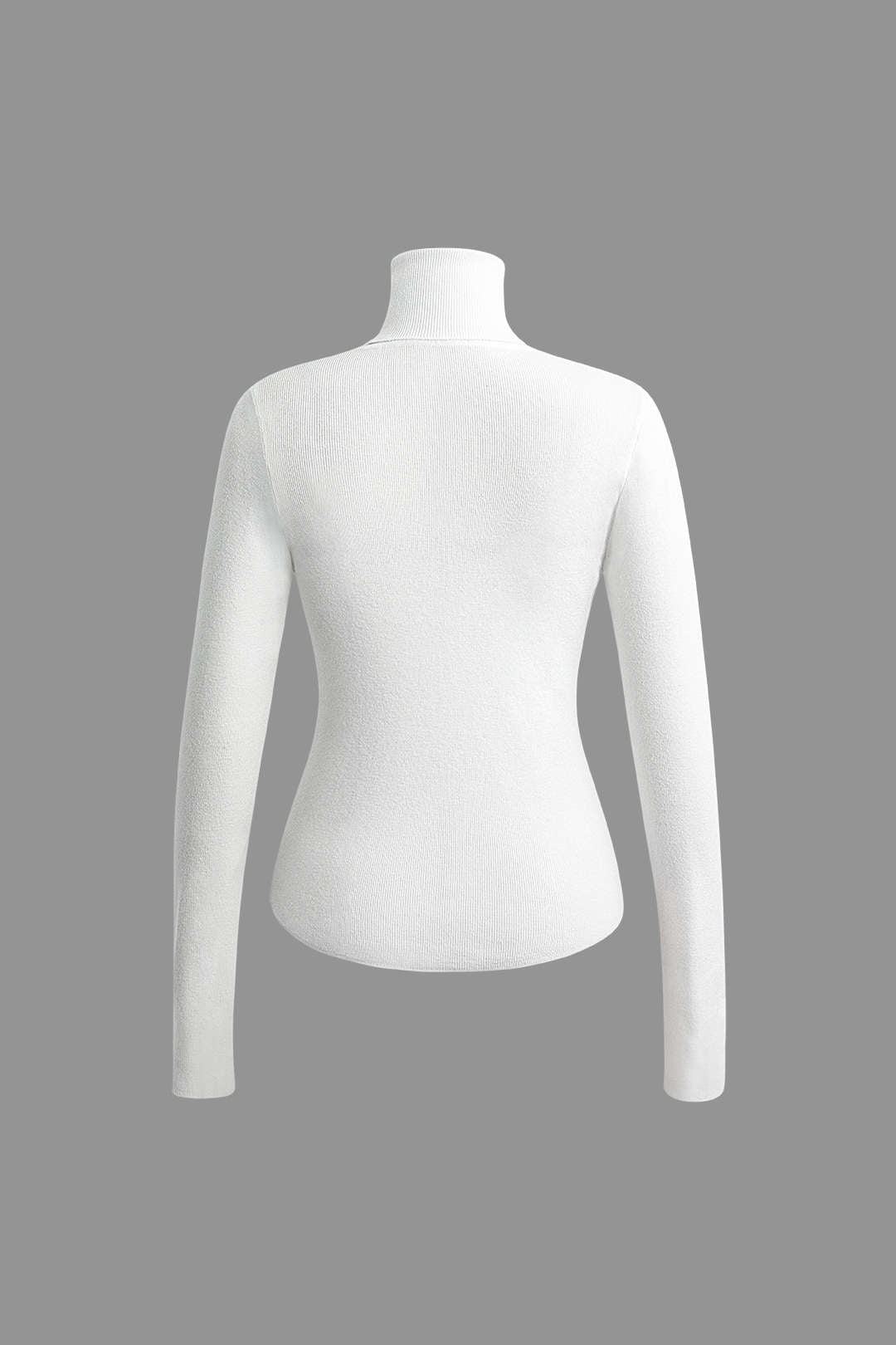 Coquette Aesthetic Turtleneck Long Sleeve Knit Top for Y2K Fashion Lovers