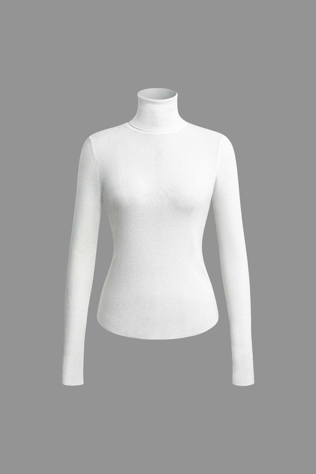 Coquette Aesthetic Turtleneck Long Sleeve Knit Top for Y2K Fashion Lovers