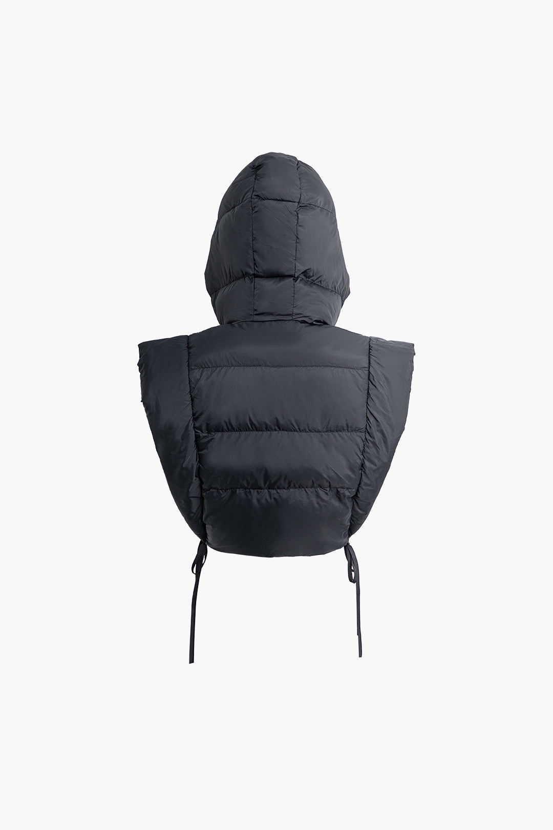 Cut-Out Side Tie Zipper Hooded Puffer Jacket - Y2K Aesthetic Outerwear for Trendy Looks