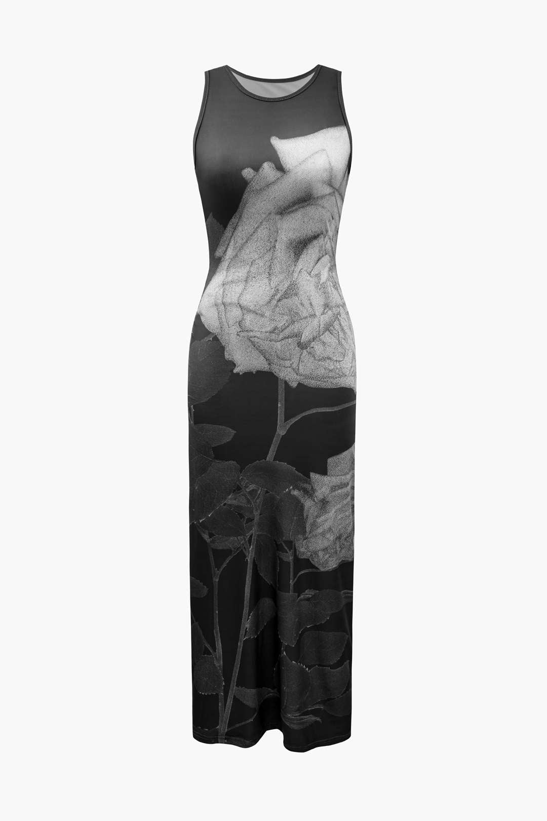 Floral Print Sleeveless Maxi Dress - Y2K Aesthetic Summer Style for Effortless Elegance