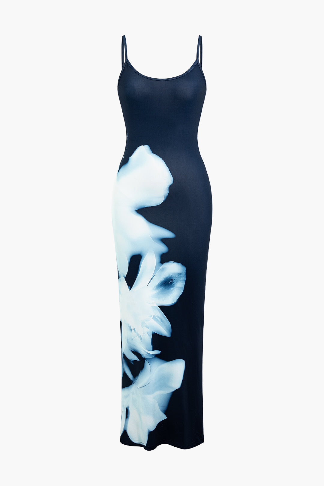 Floral Print Y2K Aesthetic Slip Maxi Dress for Effortless Coquette Style