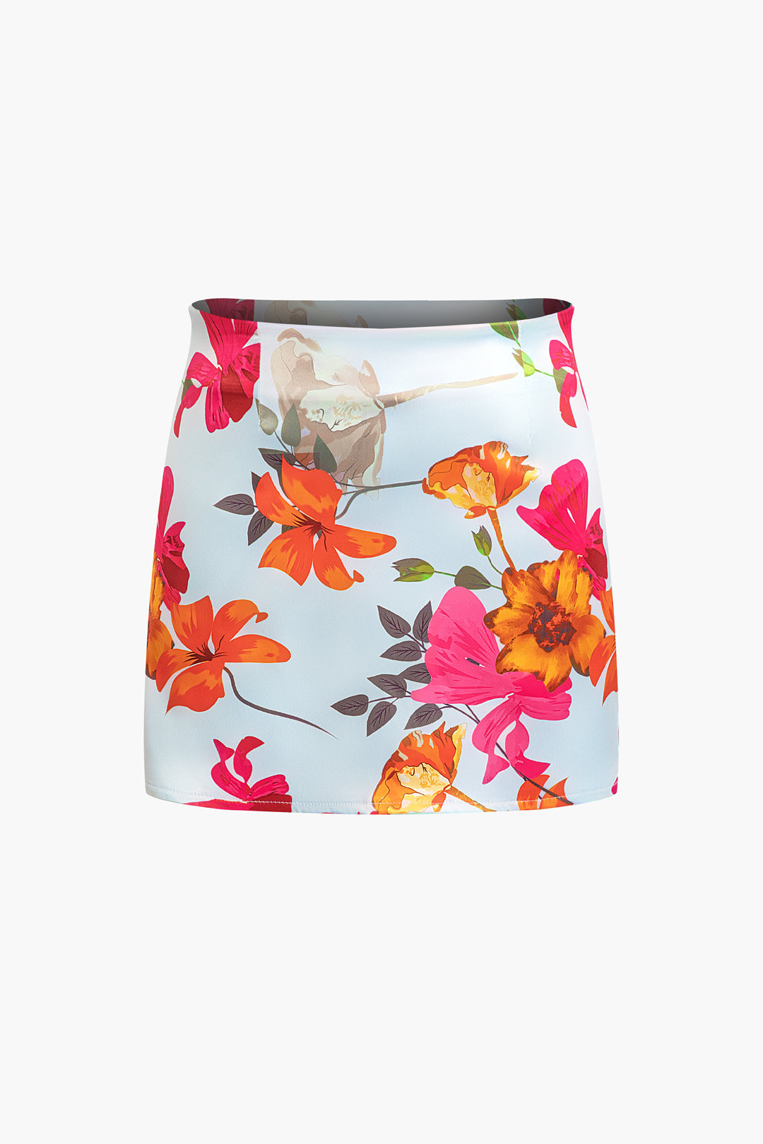 Floral Print Y2K Mini Skirt - Cute Coquette Aesthetic for Trendy Outfits