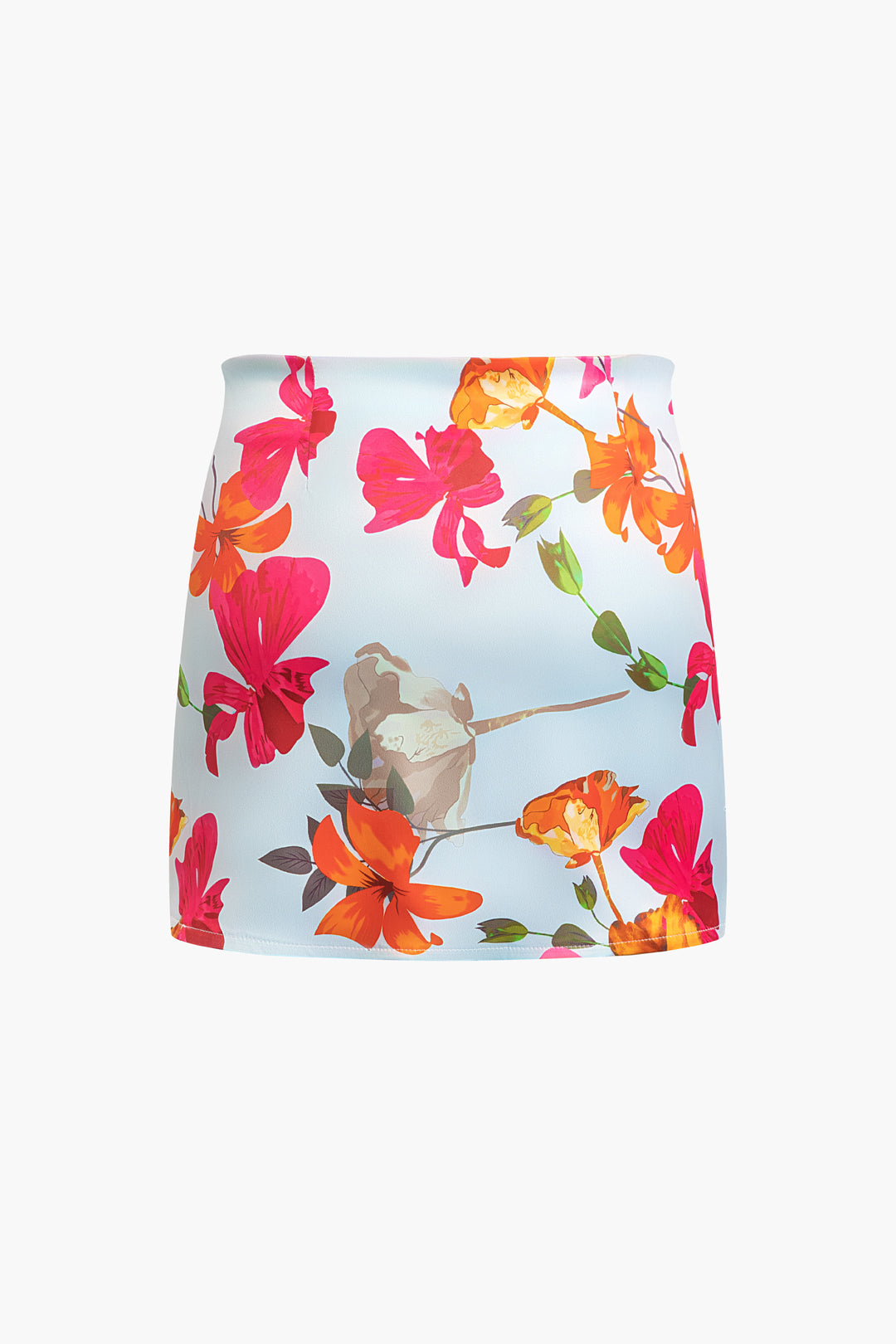 Floral Print Y2K Mini Skirt - Cute Coquette Aesthetic for Trendy Outfits