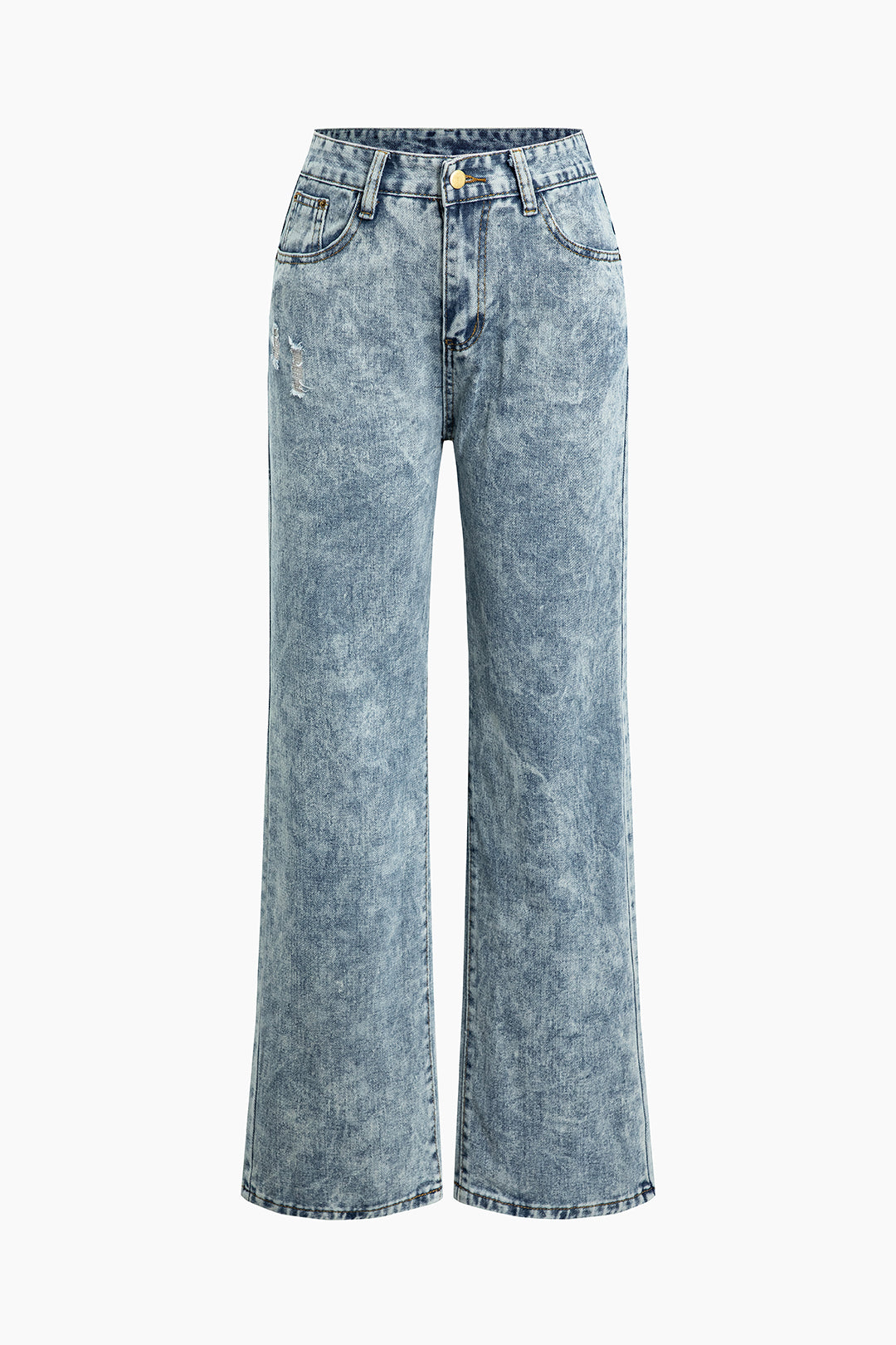 Frayed Destroyed Wide Leg Jeans for Y2K Aesthetic and Grunge Style Outfits