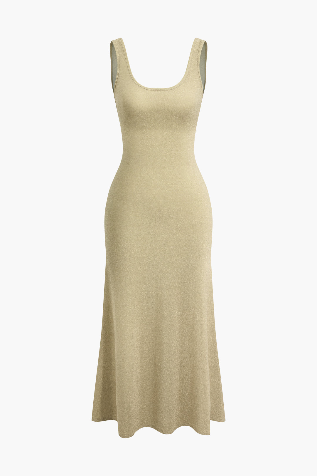 Glittery Sleeveless Midi Dress for Y2K Fashion Lovers - Perfect for Coquette Aesthetic Outfits