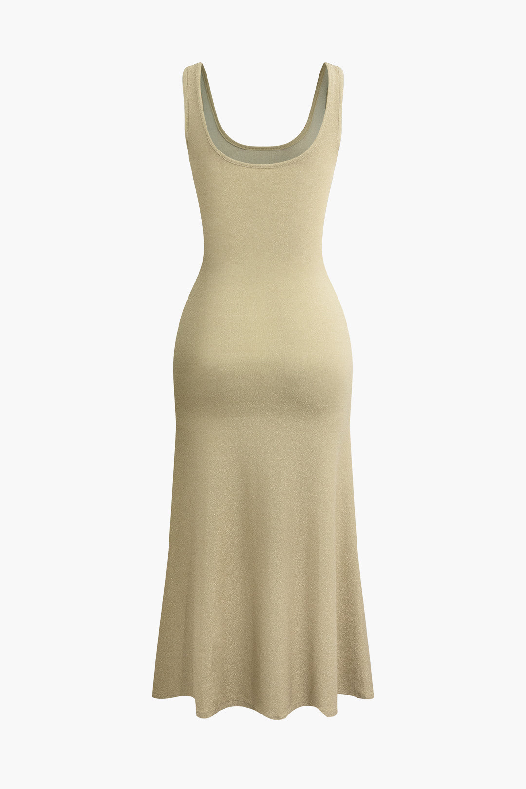 Glittery Sleeveless Midi Dress for Y2K Fashion Lovers - Perfect for Coquette Aesthetic Outfits