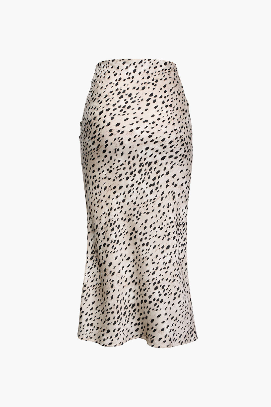 Leopard Print Drawstring Slit Skirt - Y2K Aesthetic Fashion for Trendy Outfits