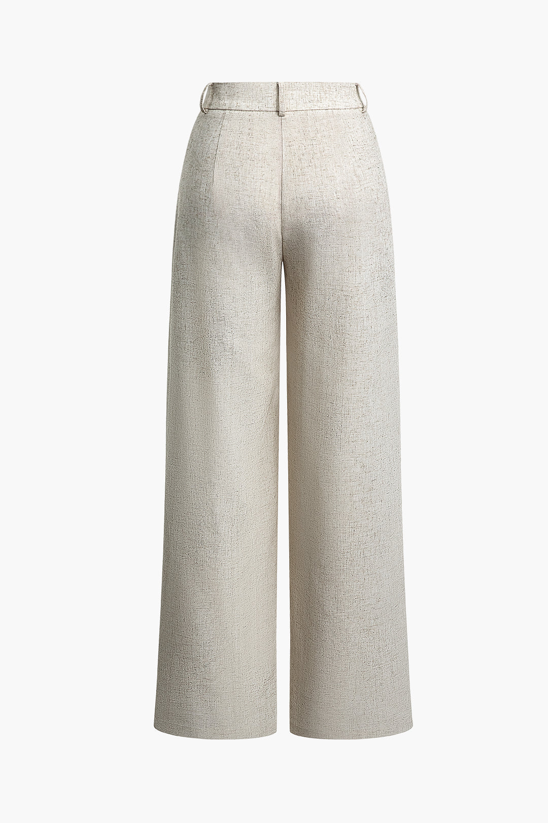 Linen Asymmetrical Zipper Straight Leg Pants for Y2K Aesthetic and Coquette Style Outfits