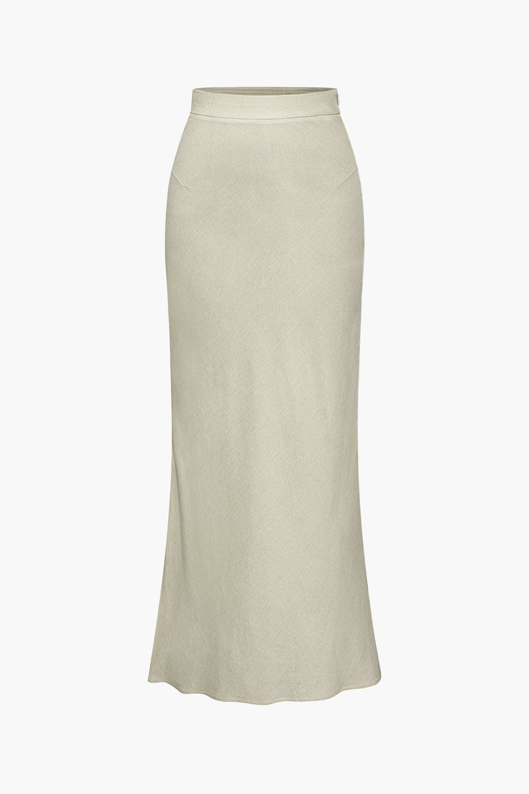 Linen-Blend High-Waisted Maxi Skirt for Y2K Aesthetic and Coquette Style Outfits