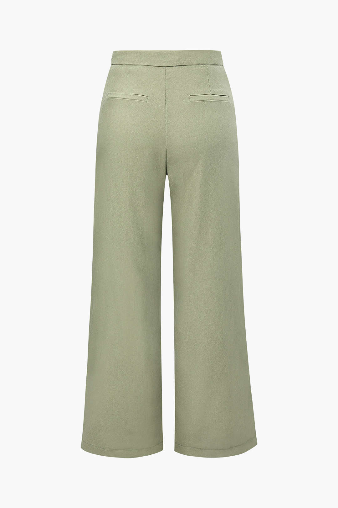 Linen-Blend Wrap Straight Leg Pants for Effortless Y2K Style and Comfy Aesthetic Outfits