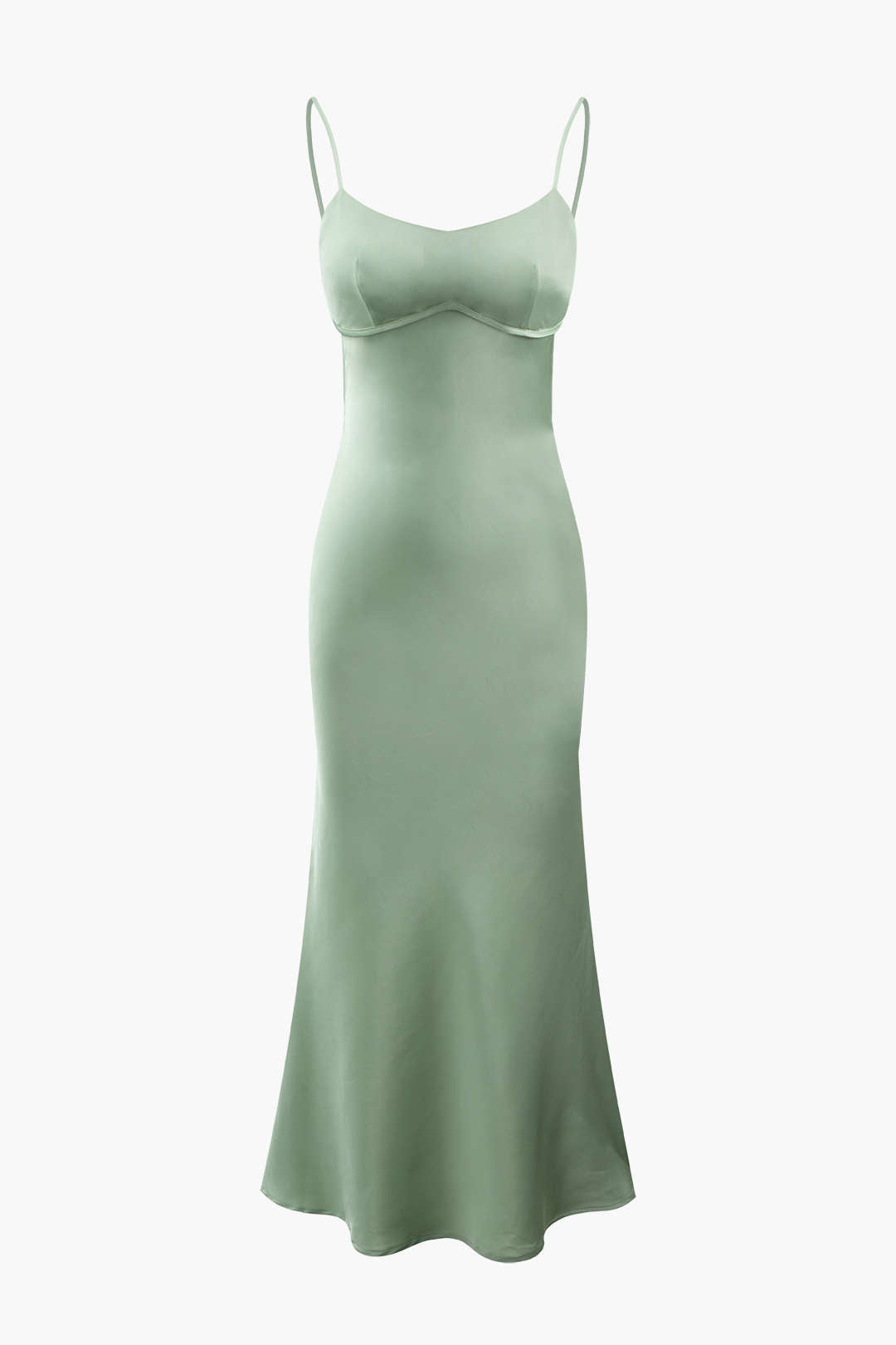 Satin Tie Back Cami Maxi Dress - Elegant Y2K Fashion for Chic Aesthetic Outfits