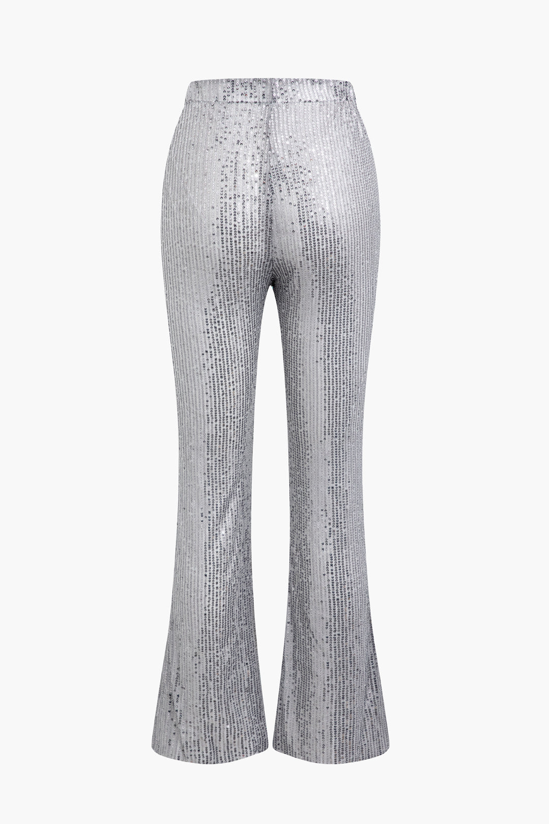 Sequin Embellished Y2K Flare Leg Pants for Glamorous Coquette Aesthetic Outfits