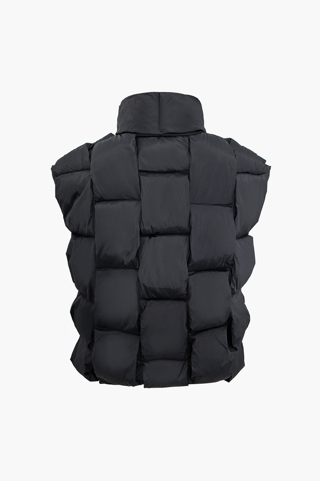 Stylish Stand Collar Quilted Puffer Vest for Y2K Aesthetic and Cozy Layering