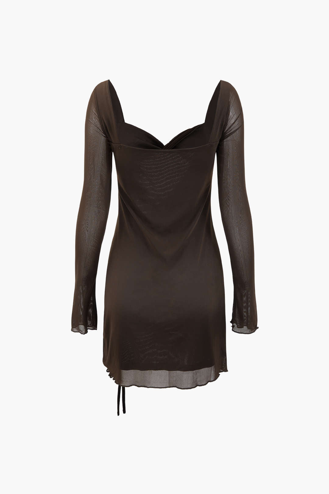 Sweetheart Neckline Mesh Cut Out Mini Dress - Y2K Aesthetic Party Dress for Trendy Looks