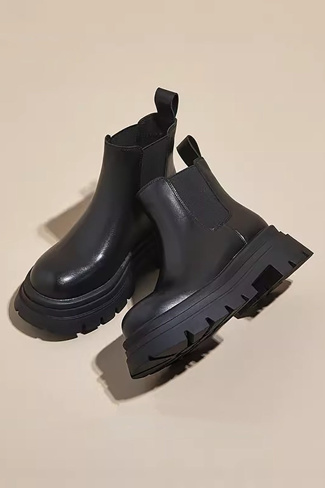 Trendy Faux Leather Martin Boots for Y2K Aesthetic and Grunge Style Outfits