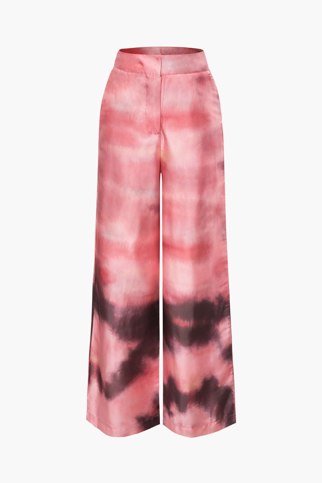 Trendy Tie Dye High Waist Wide Leg Pants for Y2K Aesthetic and Comfy Outfits