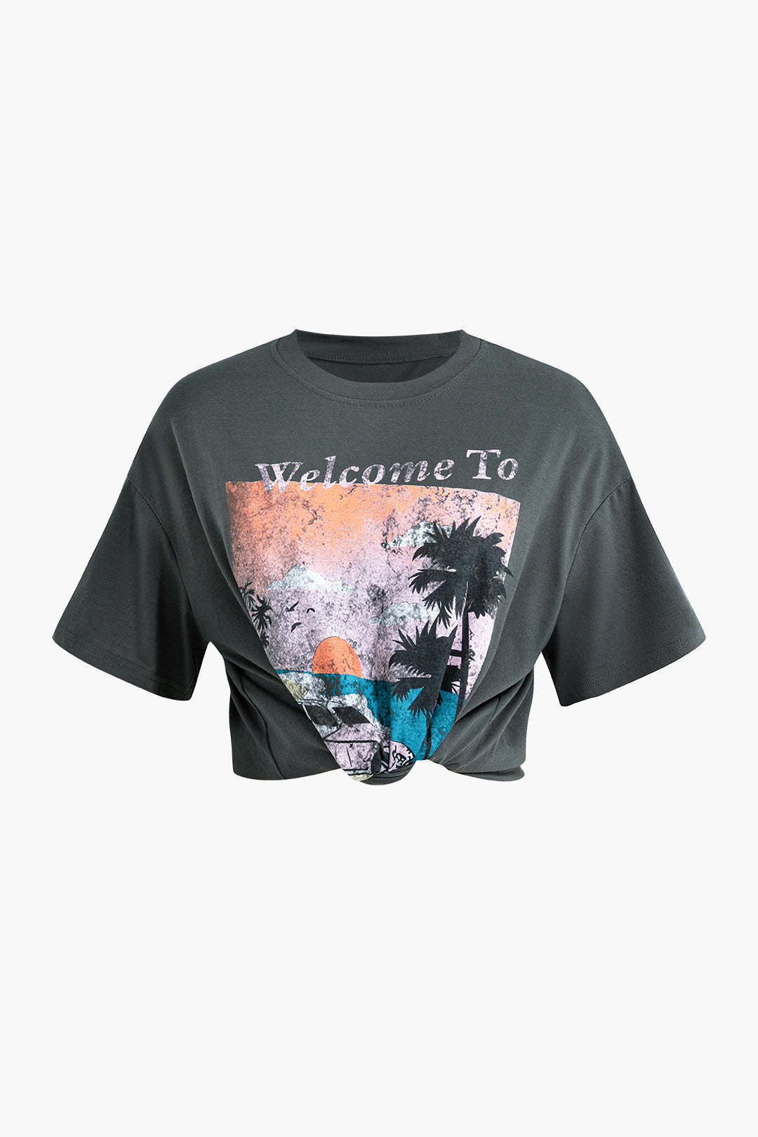 Vacation Vibes Y2K Graphic Tee - Trendy Aesthetic Top for Summer Adventures