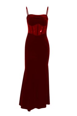 Velvet Ruched Lace Patchwork Backless Cami Midi Dress for Y2K and Coquette Aesthetic