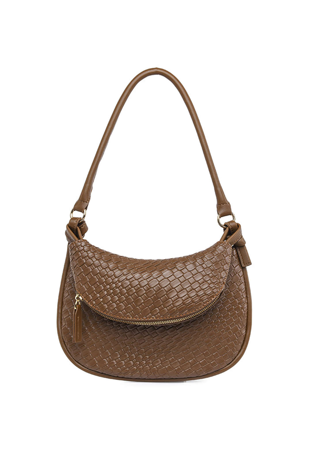 Woven Texture Shoulder Bag - Chic Y2K Fashion Accessory for Coquette and Grunge Aesthetics