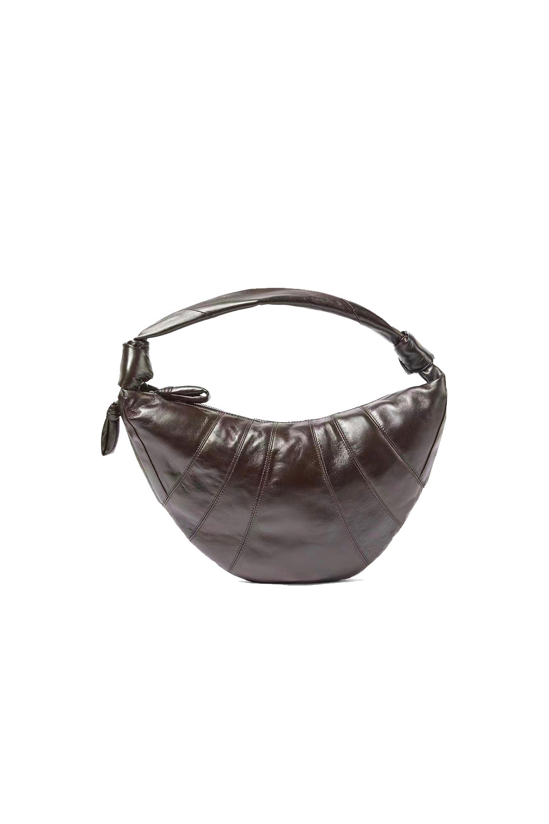 Y2K Aesthetic PU Horn-shaped Cross-body Bag for Coquette and Grunge Outfits