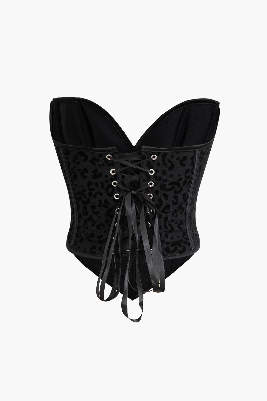 Y2K Braided Eyelet Tie Corset Top - Cute Coquette Aesthetic for Trendy Outfits