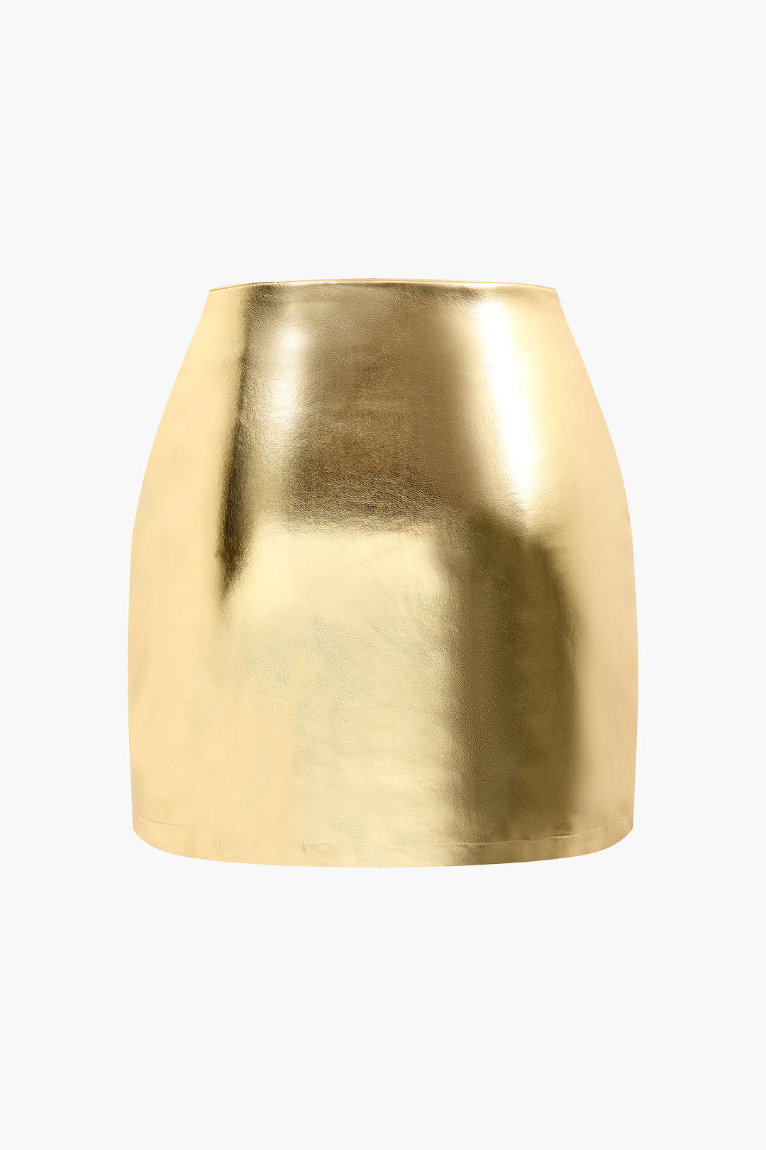 Y2K Metallic Bodycon Mini Skirt - Trendy Grunge Aesthetic for Stylish Outfits