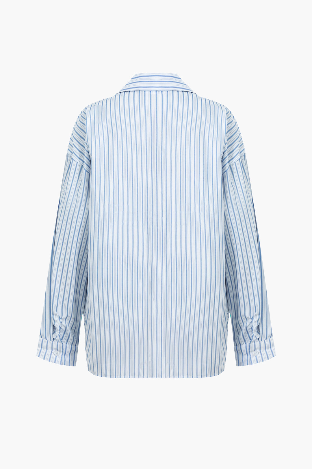 Y2K Patchwork Stripe Long Sleeve Shirt - Trendy Aesthetic Top for Unique Outfits