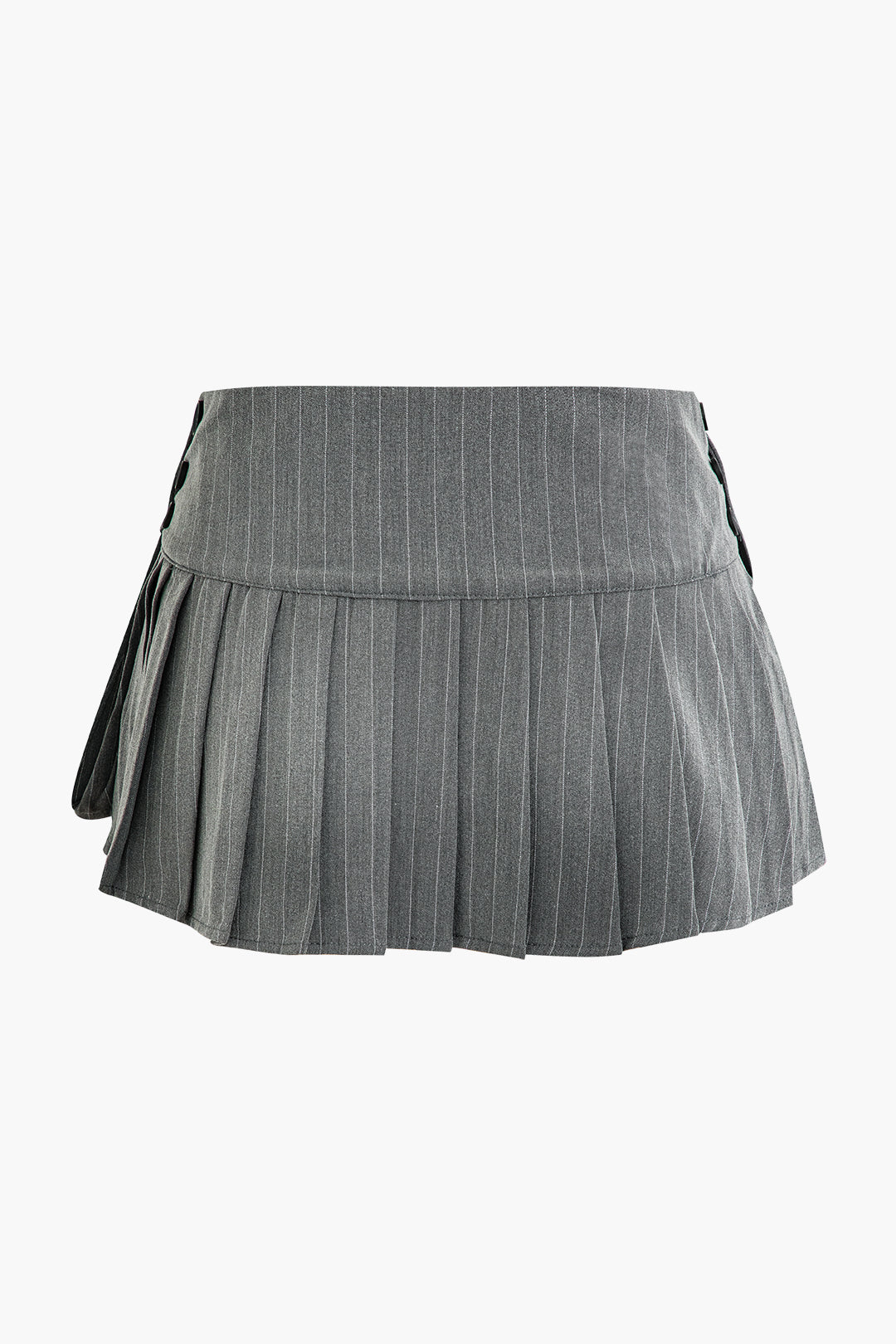 Y2K Pinstripe Pleated Mini Skirt - Vintage Aesthetic for Trendy Outfits