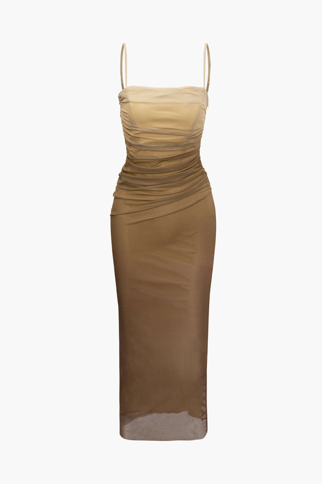 Y2K Ruched Cami Maxi Dress - Chic Coquette Aesthetic for Effortless Style