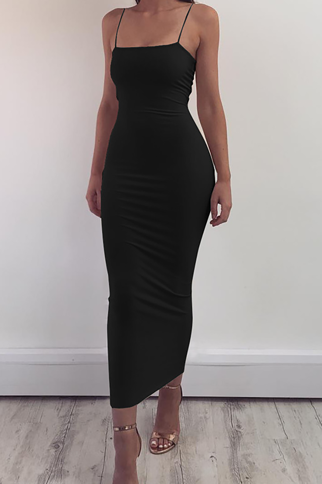 Y2K Spaghetti Strap Maxi Dress - Trendy Coquette Aesthetic for Effortless Style