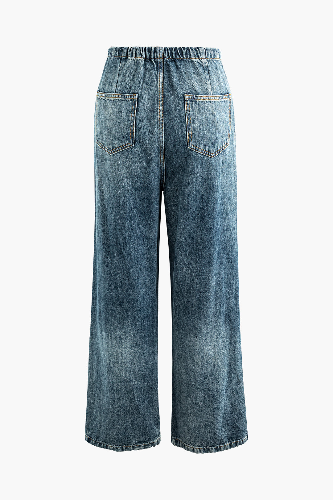 Y2K Straight Leg Pocket Jeans - Trendy Grunge Style for Aesthetic Outfits