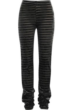 Y2K Velvet Striped High Rise Pants - Trendy Coquette Aesthetic Bottoms for Stylish Outfits