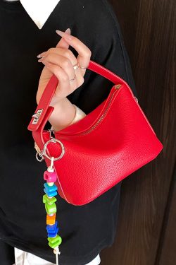 2025 Summer White Crossbody Bag - Stylish High-End Small Handbag Tote for Women, Versatile Casual Fashion Accessory