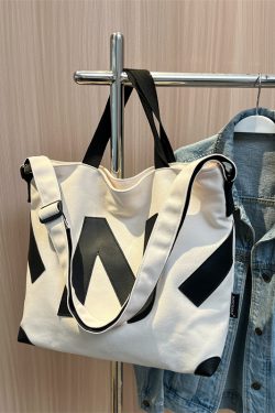 2025 Women’s Canvas Tote Bag - Large Capacity, Versatile Handbag for Students, Commuting, Shoulder and Crossbody Style