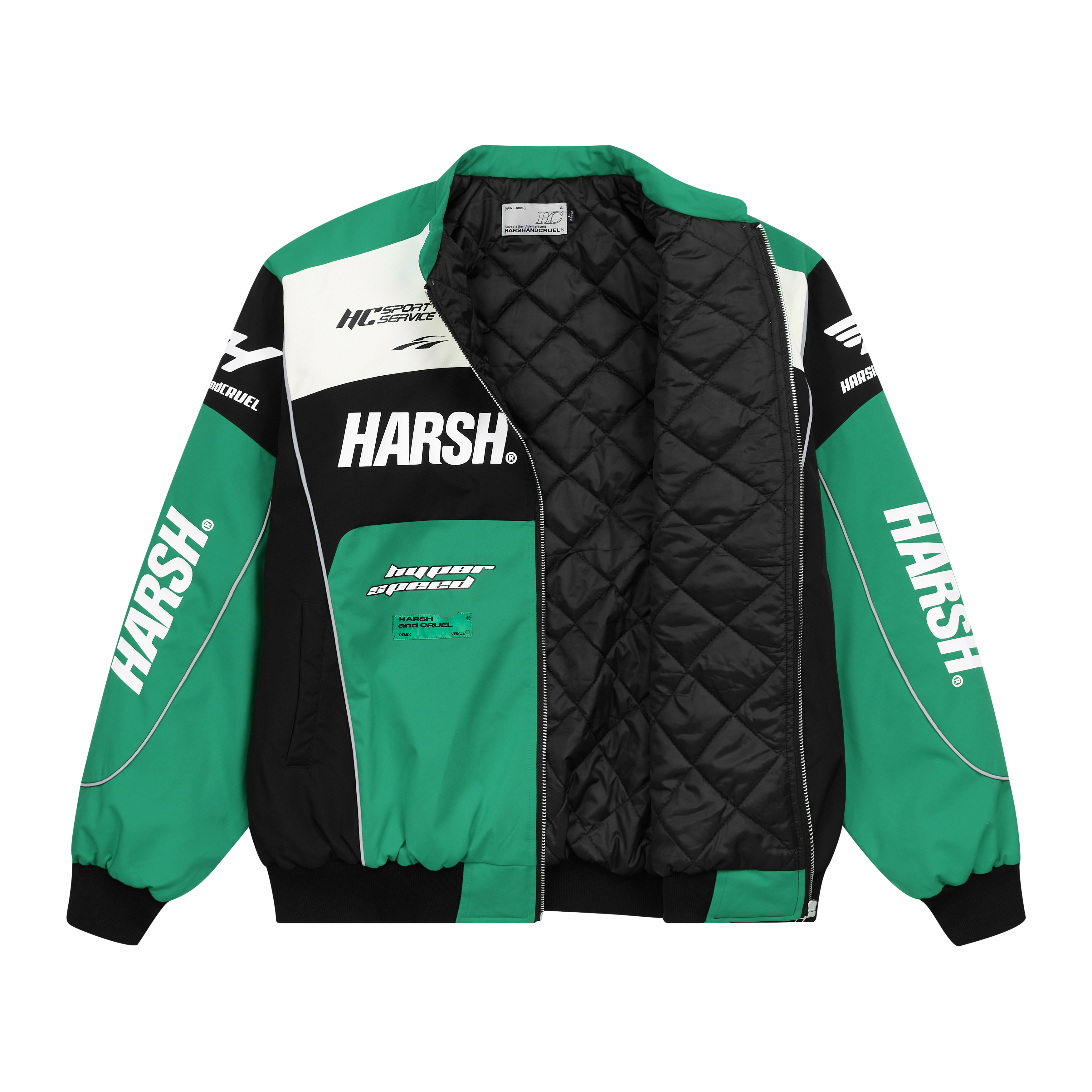 American-Style Motorcycle Racing Jacket | Harsh and Cruel Design | Unisex Biker Jacket for 90s and Y2K Inspired Fashion
