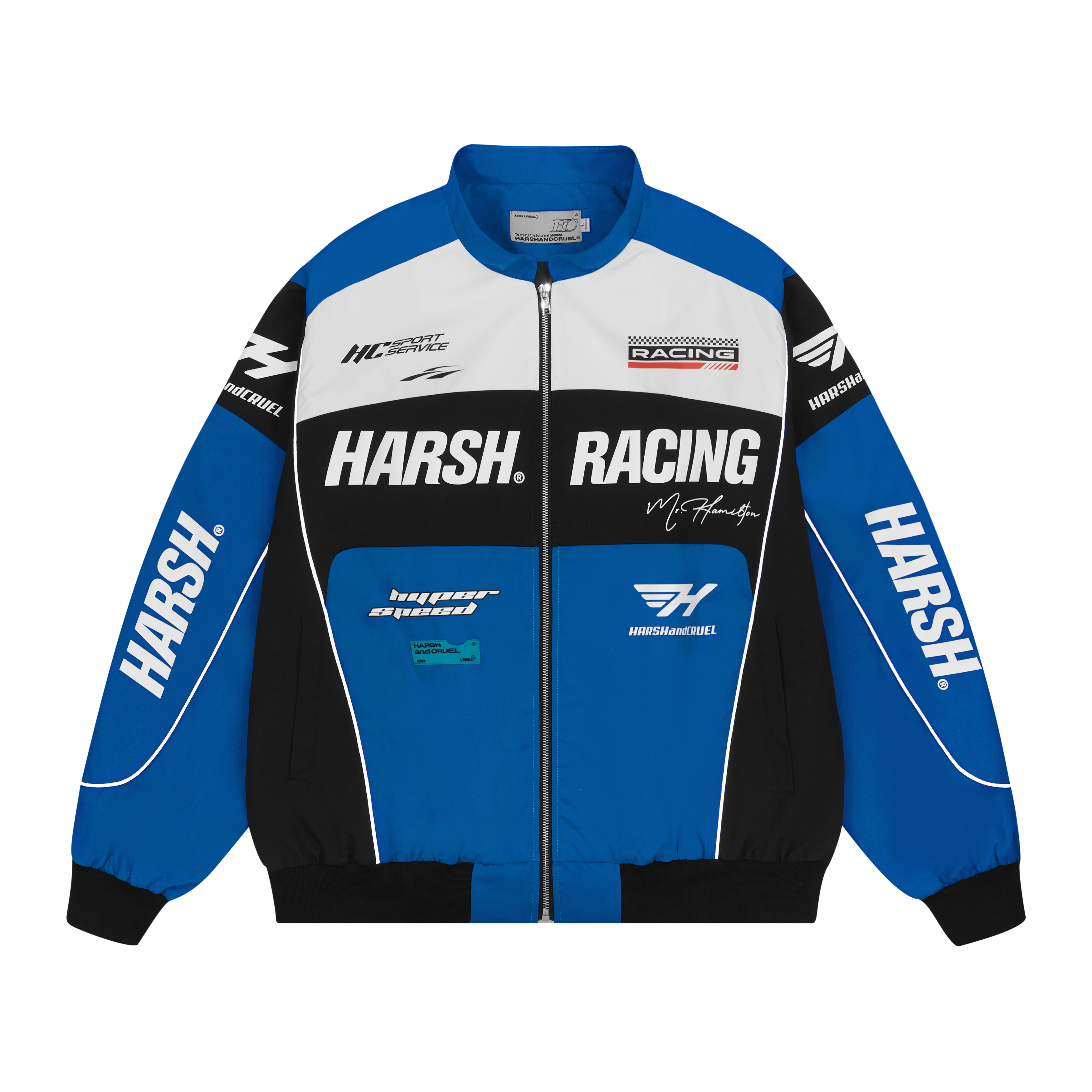 American-Style Motorcycle Racing Jacket | Harsh and Cruel Design | Unisex Biker Jacket for 90s and Y2K Inspired Fashion