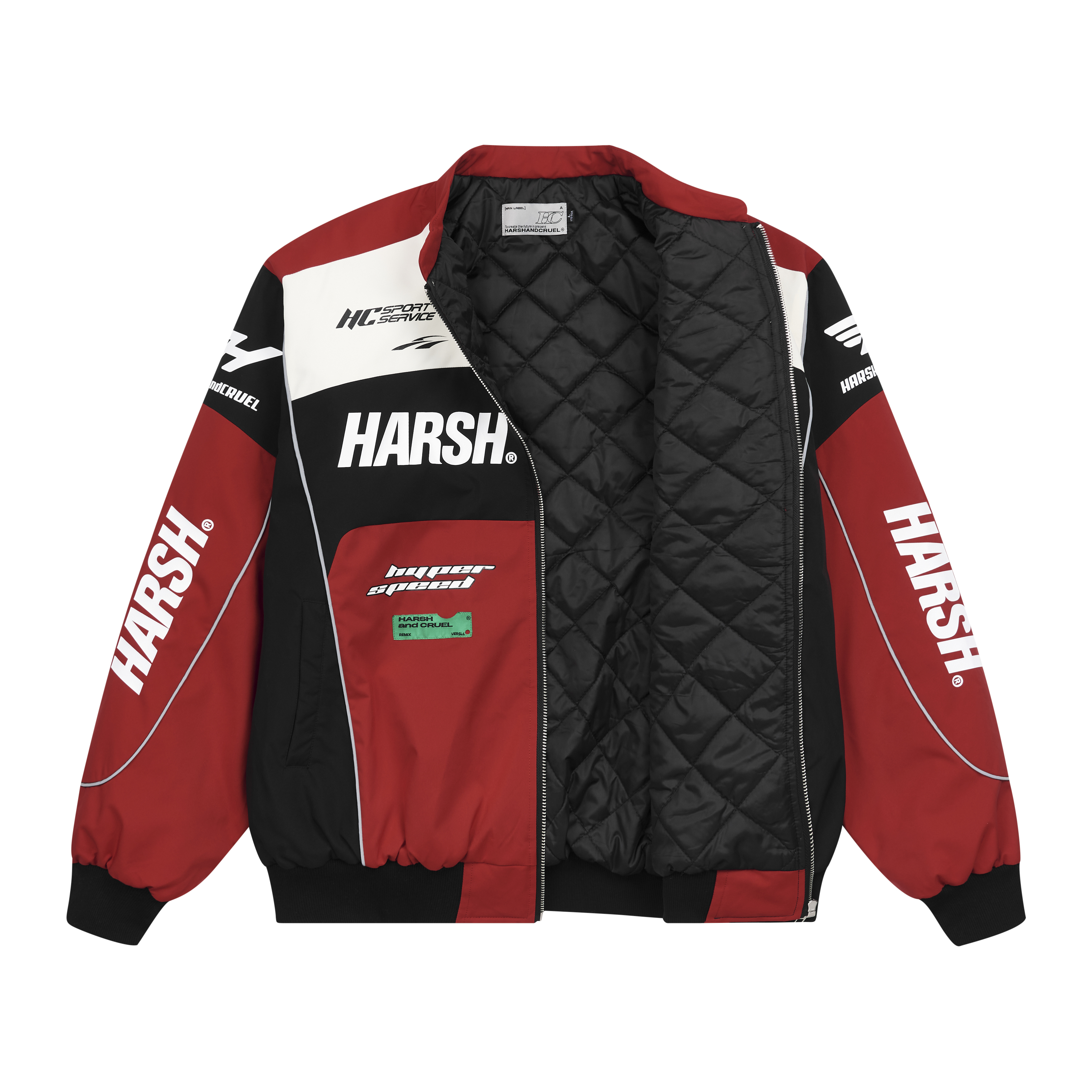 American-Style Motorcycle Racing Jacket | Harsh and Cruel Design | Unisex Biker Jacket for 90s and Y2K Inspired Fashion
