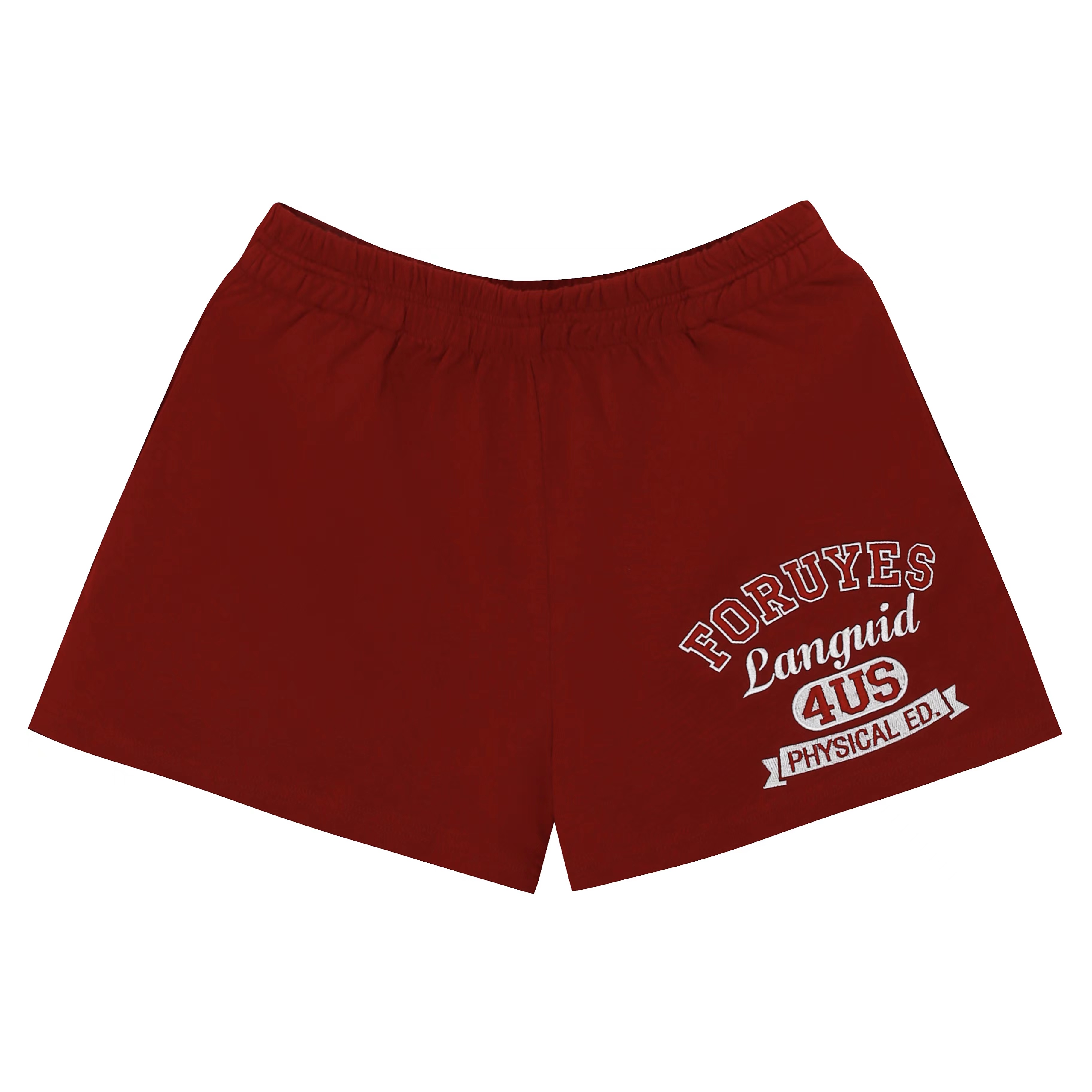 American Vintage Campus Style Slogan Logo Casual Shorts - Slim Fit Versatile Fashion for Trendy Looks