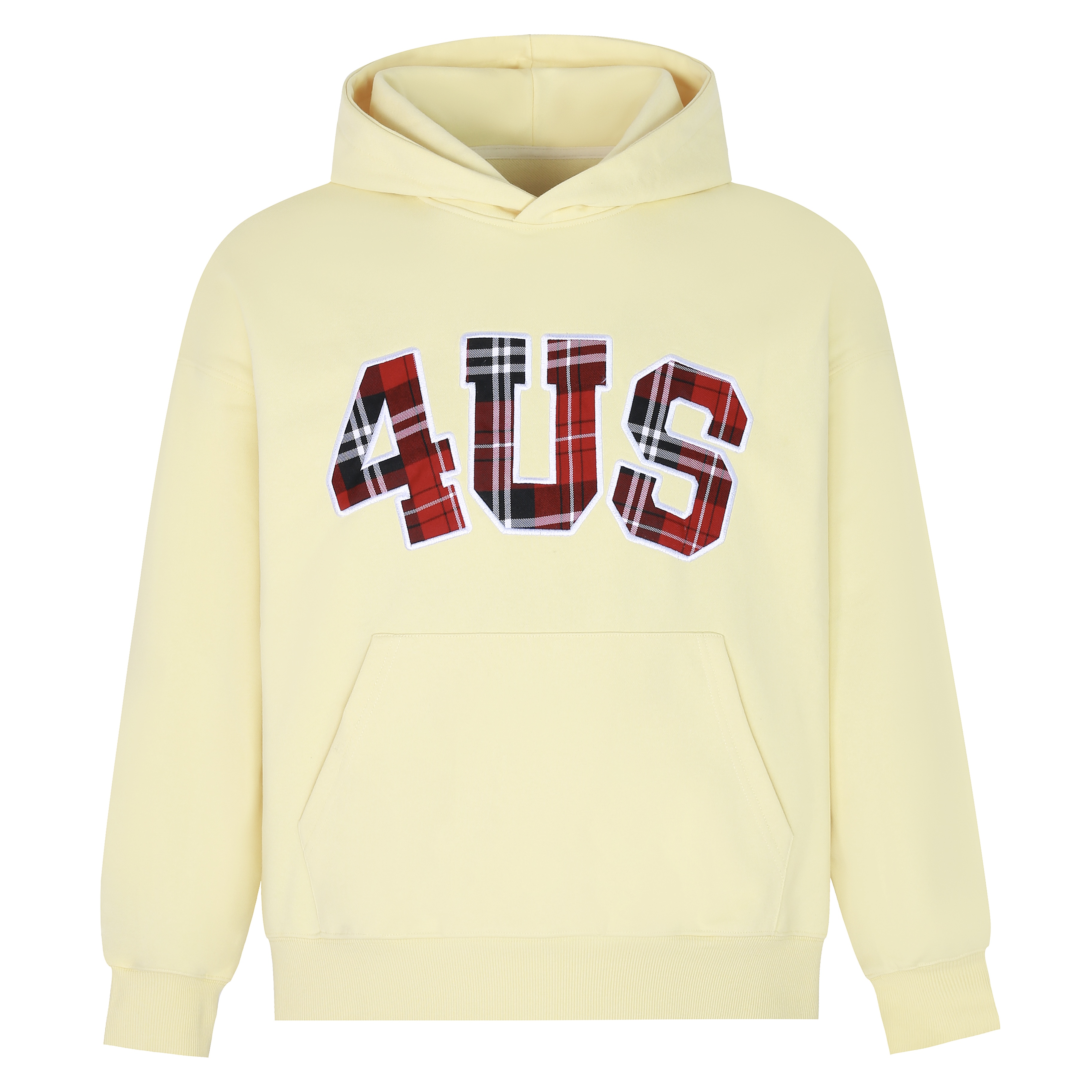 Autumn Winter Plaid Patch Embroidery Hoodie Unisex Loose Fit Casual Streetwear, Trendy Couples Fashion, Cozy Layering Essential