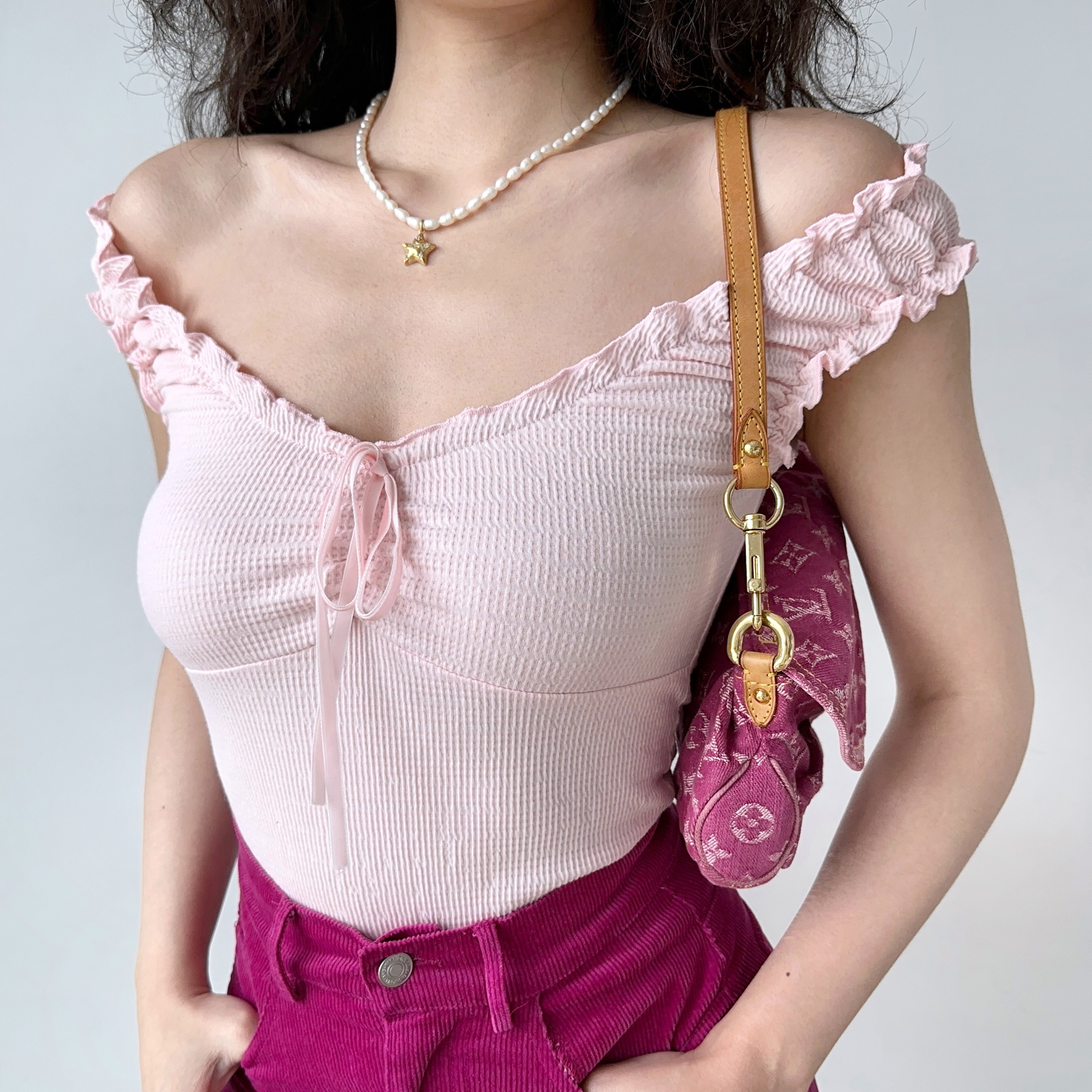 Ballet Style Lace Edge Camisole Top for Women - Sweet and Spicy Sleeveless Short Outerwear, Perfect for Y2K and 90s Fashion