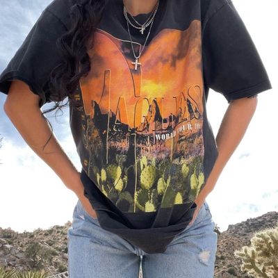 Black Oversized Short-Sleeve T-Shirt for Women - Vintage American Retro Style, Summer High Street Trendy Top