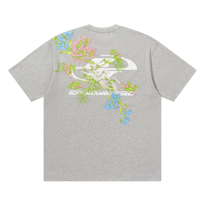 Chinese-Style Floral Embroidery Short Sleeve T-Shirt - Y2K Vintage Aesthetic, Trendy Korean Style Top for Fashion Lovers