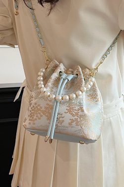 Chinese-Style Women's Shoulder Bag 2025, Trendy Crossbody Bucket Bag, Summer Niche Fashion Accessory, Vintage National Wind Design