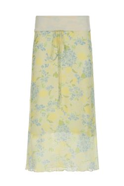 Colorful Gradient Mesh Half Skirt - Versatile Slim Fit Summer Skirt in Oil Painting Style - Trendy and Sexy Fashion Piece