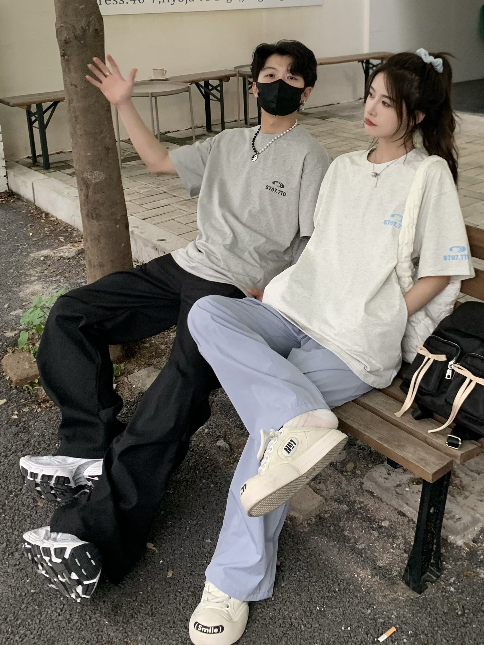 Cool Pocket Short Sleeve T-Shirt for Women - 2025 Summer Quick-Dry Sun Protection Top, Casual Couple Style, Perfect for Y2K Fashion
