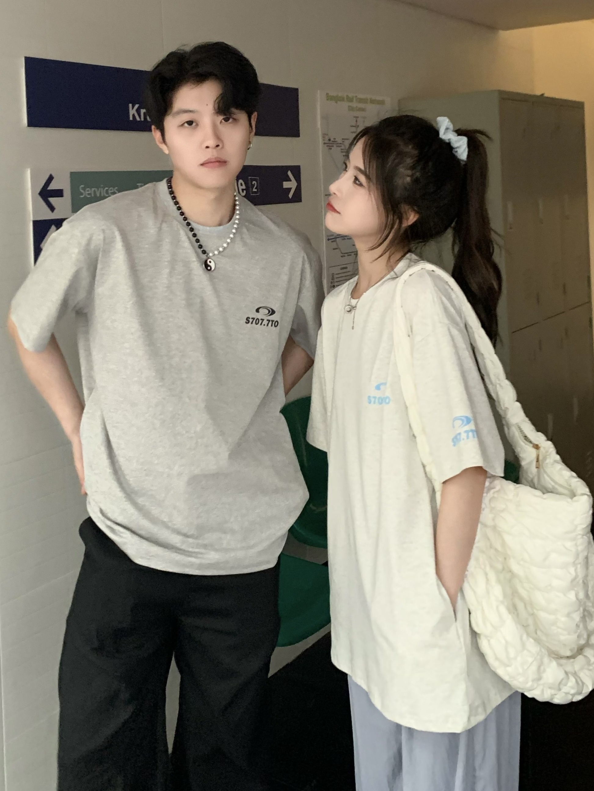 Cool Pocket Short Sleeve T-Shirt for Women - 2025 Summer Quick-Dry Sun Protection Top, Casual Couple Style, Perfect for Y2K Fashion